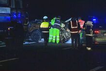 Jovem de 21 anos morre em violento acidente na A1 em Santarém. Há três feridos	