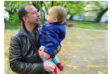 Frederico Varandas com o filho ao colo