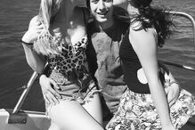 Sara Carreira, Lourenço Mimoso e uma amiga