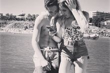 Lourenço Mimoso e Sara Carreira