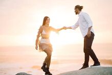 Kelly Baron e Pedro Guedes