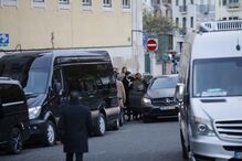 Família e amigos despedem-se de Sara Carreira na Basílica da Estrela em Lisboa