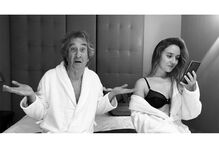 Carlos Areia e a companheira, Rosa Bela