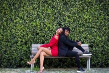 Yannick Djaló e Daisy Gonçalves