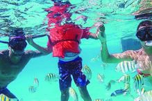 Família está nas Caraíbas  