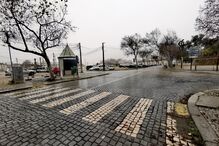 Local onde aconteceu o atropelamento de um agente principal da PSP em Évora