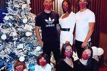 Simão Sabrosa com a família