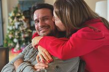 Tânia Ribas de Oliveira com o marido, João