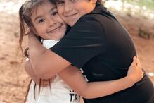 Os filhos de Salvio e Magali, Chloé e Valentino