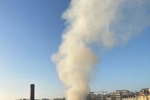 Prédio desaba após explosão no centro de Lisboa