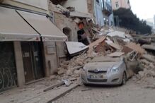 Prédio desaba após explosão no centro de Lisboa	