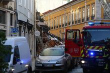 Prédio desaba após explosão no centro de Lisboa. Há cinco feridos e dois desaparecidos