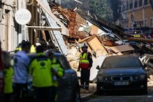 Prédio desaba após explosão no centro de Lisboa