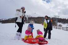 Georgina Rodríguez e os pequenos: Cristiano Júnior, os gémeos, Eva e Mateo, e Alana Martina