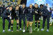 As imagens do FC Porto nos festejos da conquista da Supertaça	