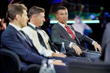 Cristiano Ronaldo na gala de entrega dos prémio, no Dubai