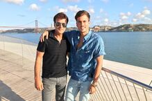 David com o pai Tony Carreira