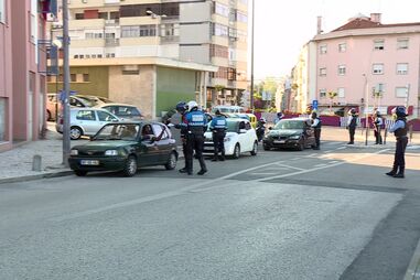 Polícia esteve no local
