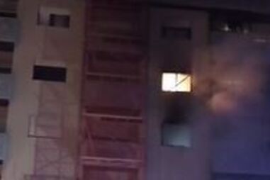 Incêndio deflagra em terceiro andar de prédio na Maia