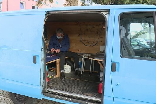 Francisco Bote, sem-abrigo