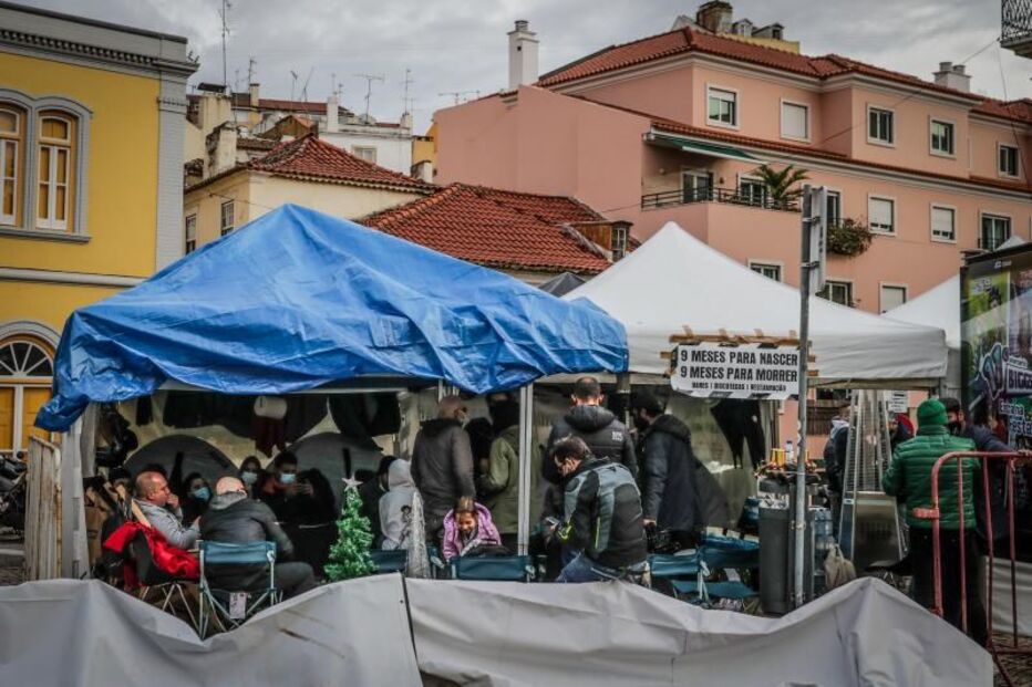 empresários, greve de fome, assembleia da república