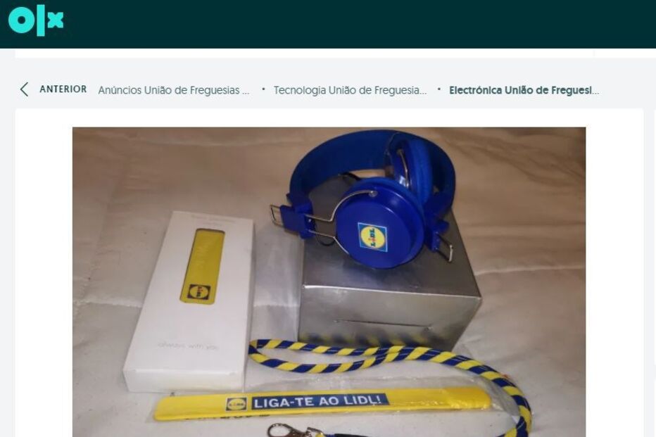 'Kit original Lidl' à venda por 5500 euros