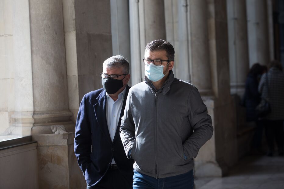 Médico José Cabral e o enfermeiro Luís Simões