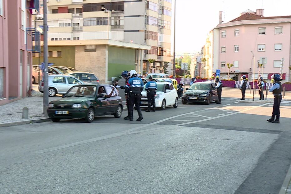 Polícia esteve no local