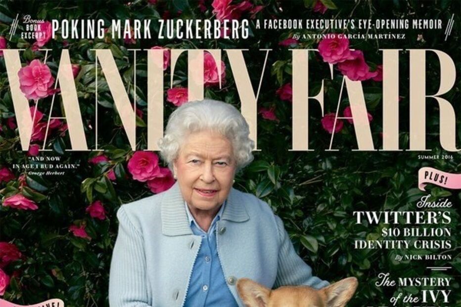 Isabell II e Vulcan em capa da revista 'Vanity Fair' .gif