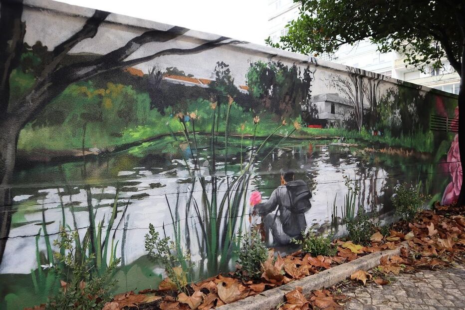 mural, arquiteto paisagístico, Gonçalo Ribeiro Telles, Alvalade