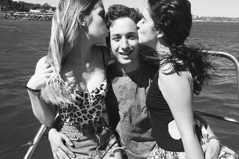 Sara Carreira, Lourenço Mimoso e uma amiga