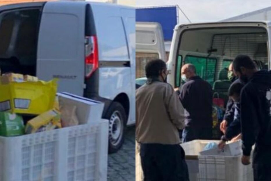 Escuteiros doam nove toneladas de comida ao Banco Alimentar do Porto
