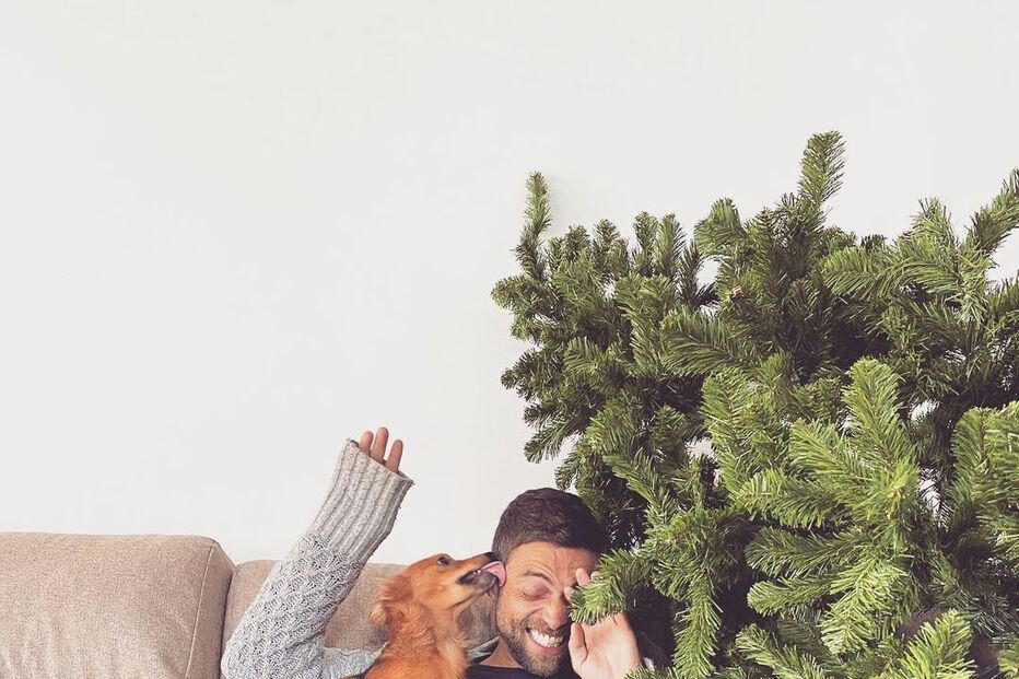 Diogo Amaral e o companheiro de quatro patas, Lobo