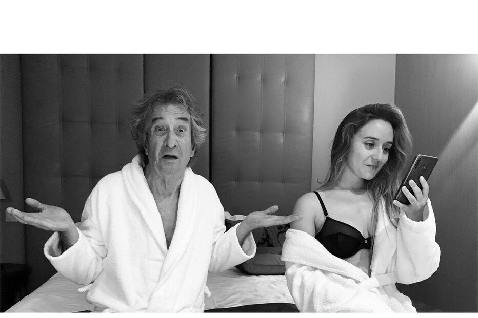 Carlos Areia e a companheira, Rosa Bela