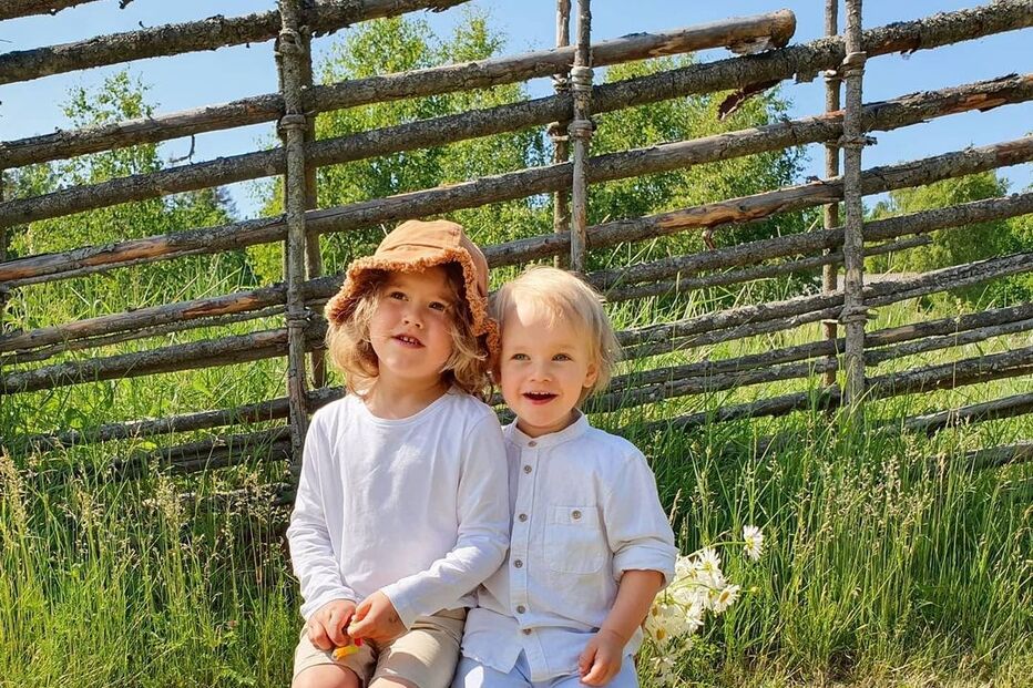 Os filhos dos Príncipes da Suécia, Alexander e Gabriel