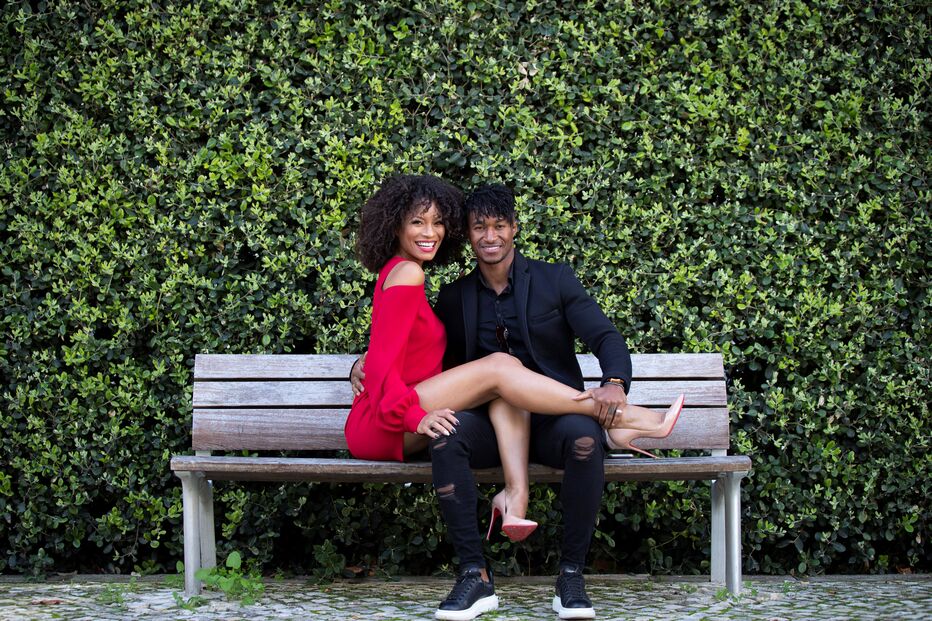 Yannick Djaló e Daisy Gonçalves