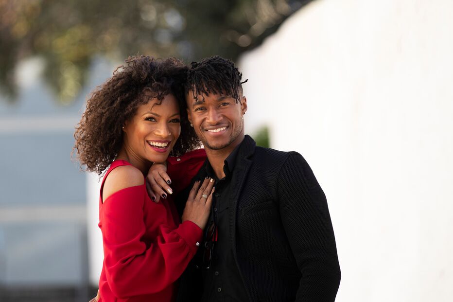 Yannick Djaló com a namorada Daisy Gonçalves