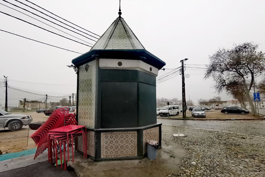 Local onde aconteceu o atropelamento de um agente principal da PSP em Évora