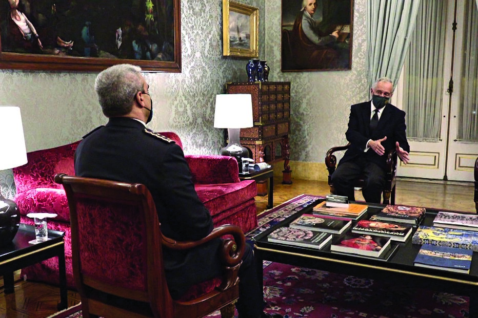 Presidente da república, audiência, Diretor Nacional da PSP