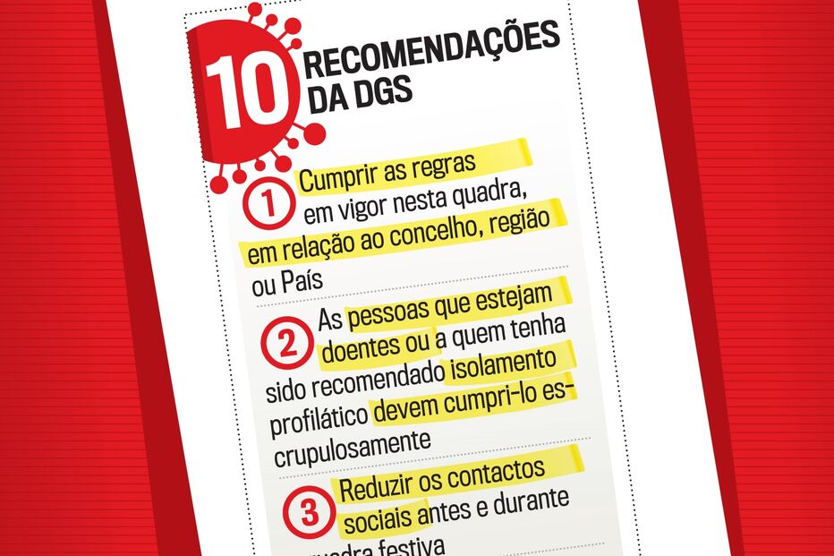 Bolacha recomendações da DGS