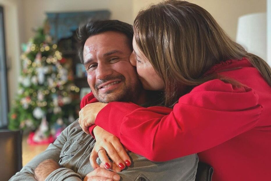 Tânia Ribas de Oliveira com o marido, João