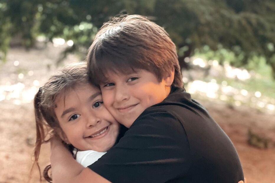 Os filhos de Salvio e Magali, Chloé e Valentino