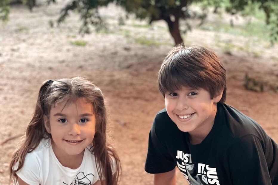 Os filhos de Salvio e Magali, Chloé e Valentino