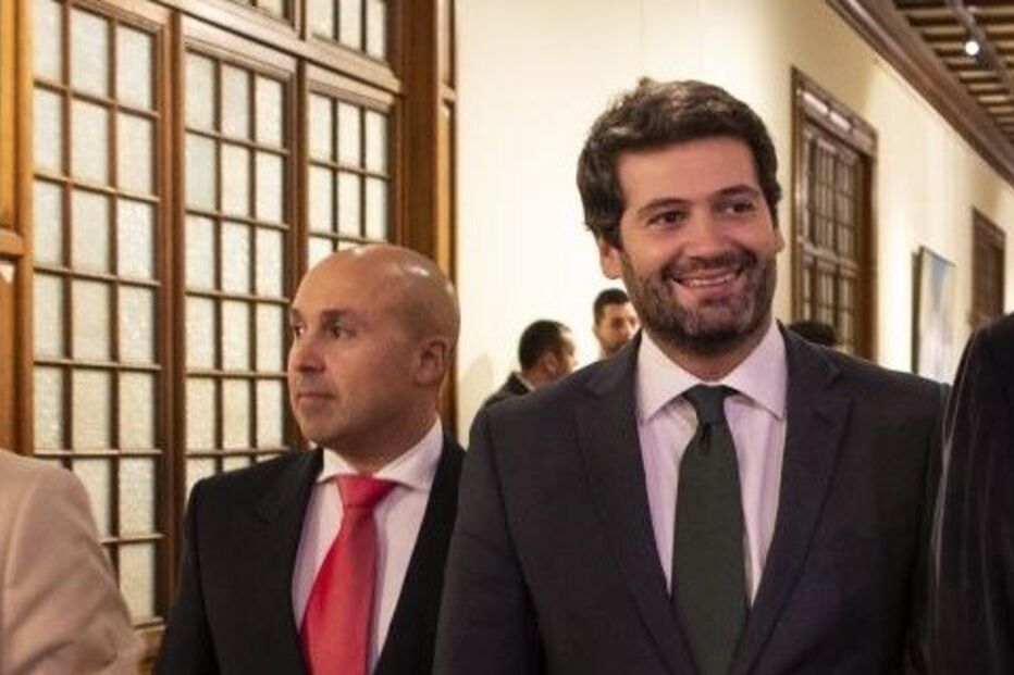 André Ventura com Nuno Afonso