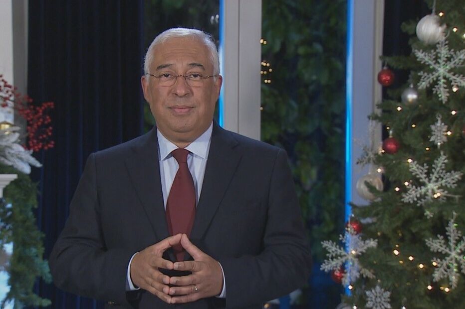 António Costa fala aos portugueses na mensagem de Natal