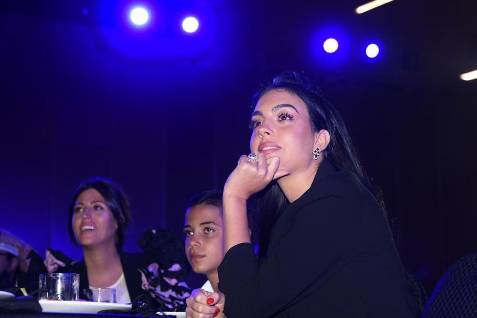 Cristiano Ronaldo na gala de entrega dos prémio, no Dubai