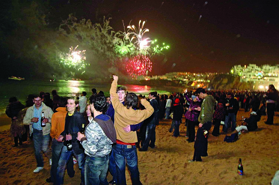 Praia dos Pescadores, em Albufeira, é um dos locais mais procurados para o Réveillon.   No dia 31 estará vazia 