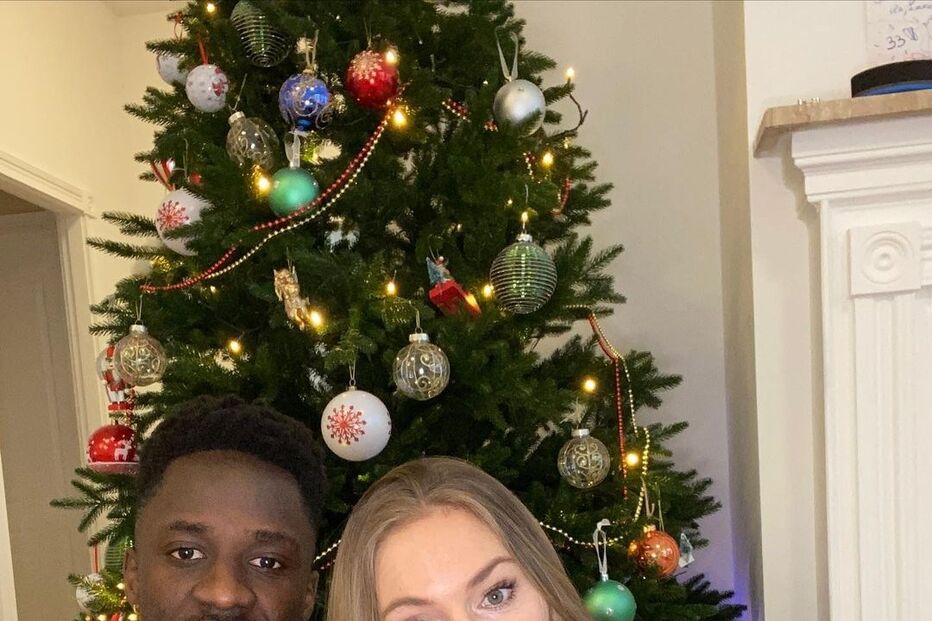 Éder e Sanne Lopes com os filhos, Rio e Kai