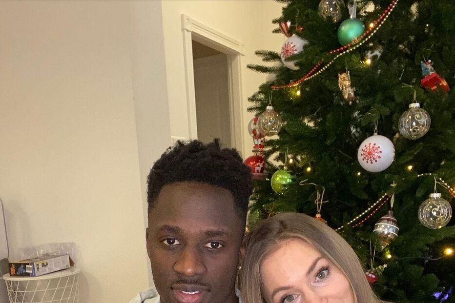 Éder e Sanne Lopes com o filho, Rio 