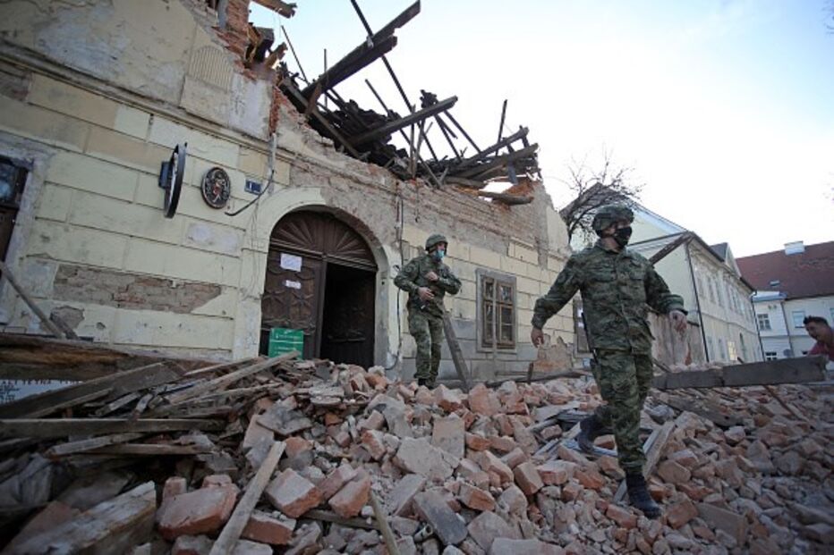 Violento sismo na Croácia
